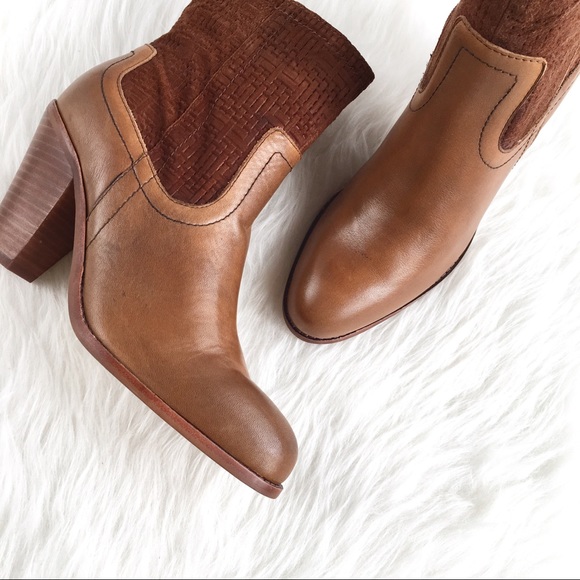 Corso Como | whiskey suede & leather western boots - Picture 2 of 9